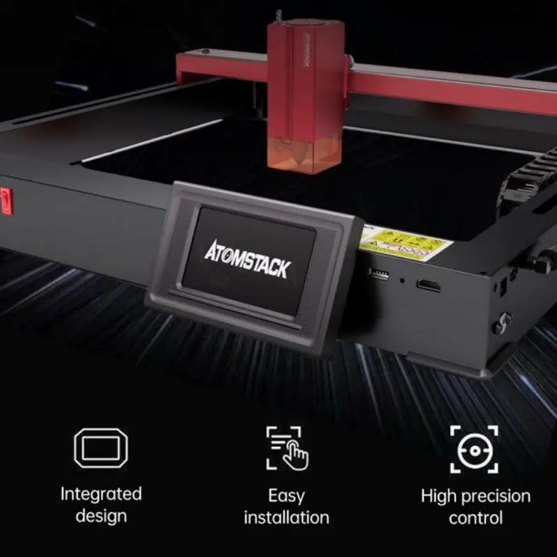 Imagem -04 - Atomstack-máquina de Gravação a Laser para x6 Pro X12pro 24 Pro a6 Pro A12 Pro A24 Pro Controlador Touch Screen com Painel Lcd