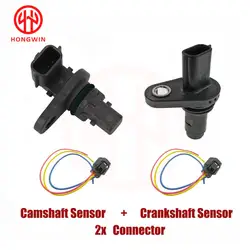 New Camshaft Crankshaft Position Sensor + Connector 23731-3LM1A 23731-EN20A For Nissan Cube Sentra NV200 Versa 2007-2019 1.8 2.0