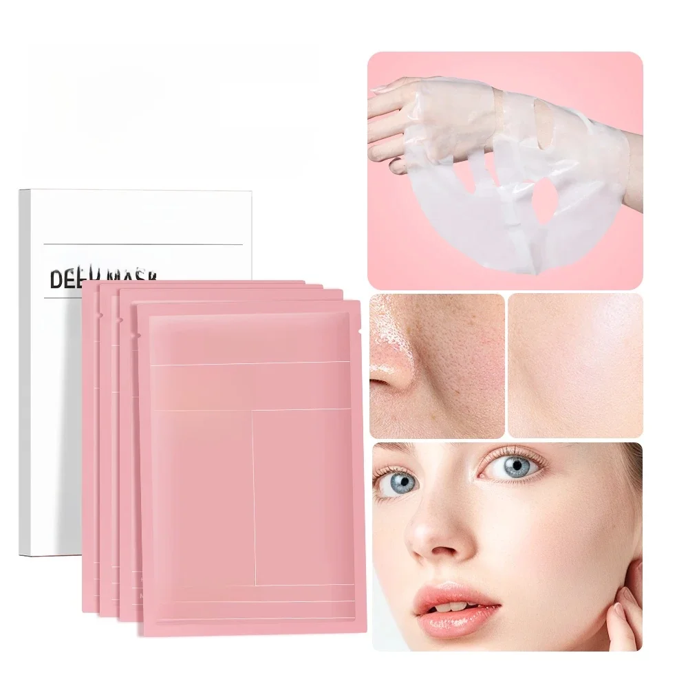 Bio-Collagène Real Deep Mask, masque hydrogel hydratant de nuit, minimisation des pores, amélioration de l'élasticité