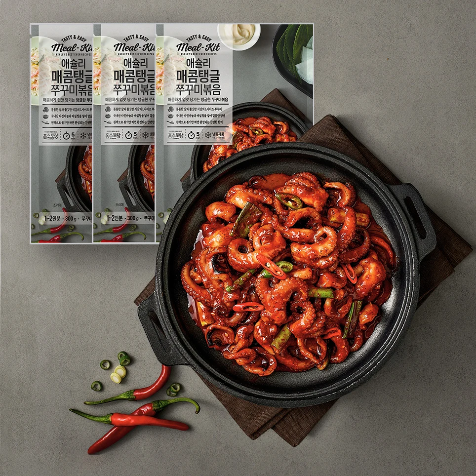 Ashley-spicy Stir-fried Webfoot Octopus 3 Pack[PO003415]