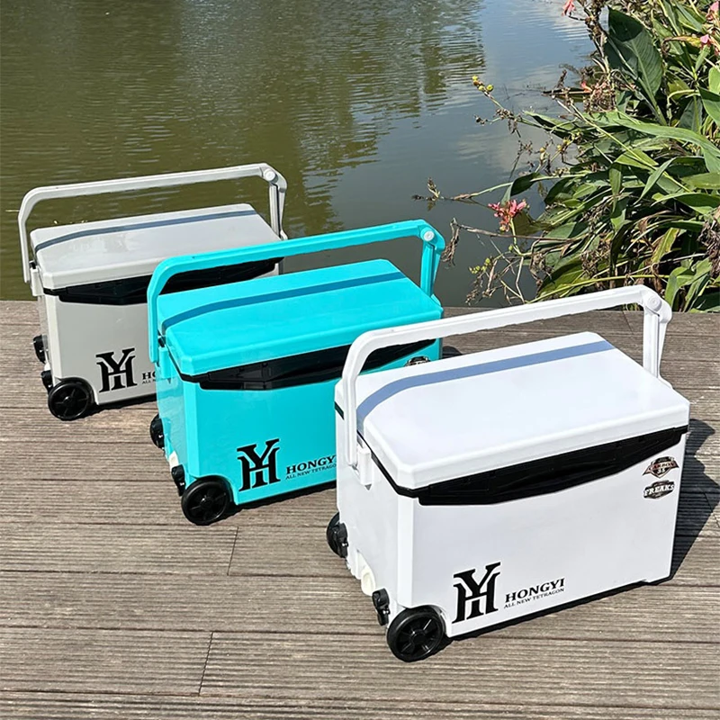 

13L 16L 20L Fishing Cooler Box Lift Fishing Box Insulation Carp Fishing Tackle Box Portable Fishing Accessories Tool Box