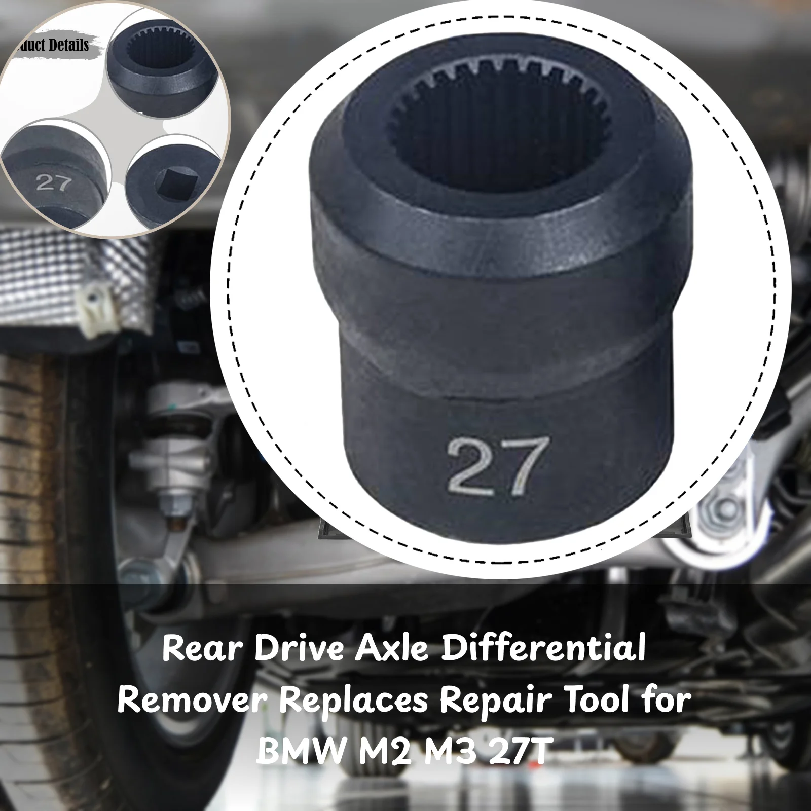 

1 шт. съемник дифференциала заднего привода заменяет инструмент для ремонта металла обеспечивает долговечность и долговечность для BMW M2 M3 27T 34T 37T