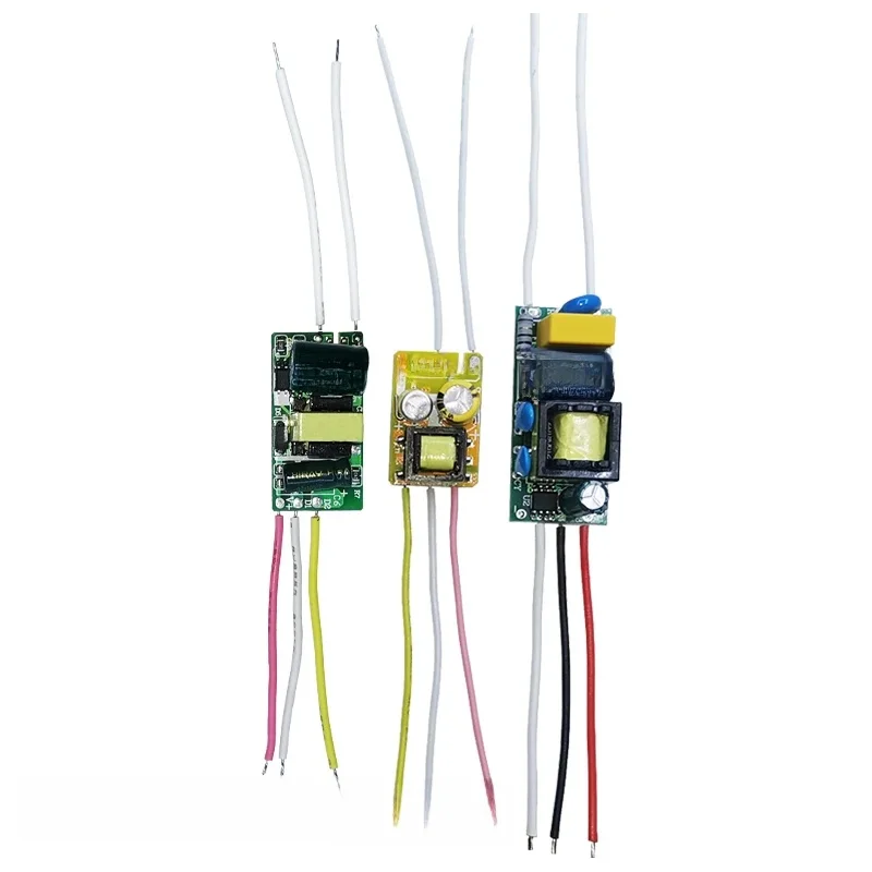 Sterownik LED 3 kolory Prąd 250mA 1-3W 4-7W 8-12W AC90-265V Transformatory oświetleniowe do żarówek LED Zasilacz Dwukolorowy 3Pin — zdjęcie 2