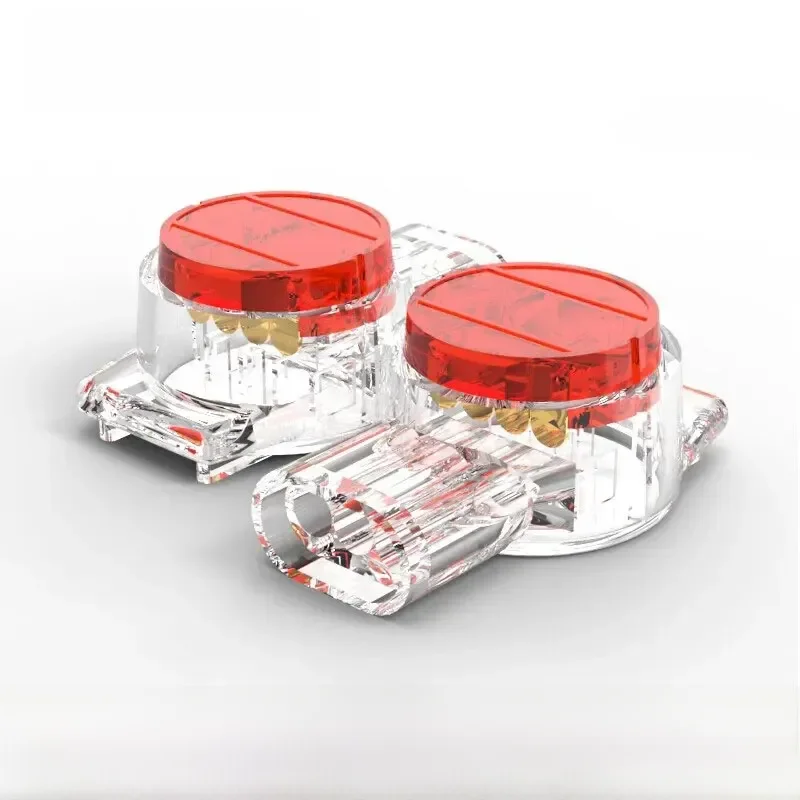 ZoeRax 100PCS K1 K2 K3 Złącze przewodu Splice Złącze RJ45 RJ11 Okablowanie Ethernet Kabel telefoniczny Przewód UY2 Zacisk kabla sieciowego — zdjęcie 2