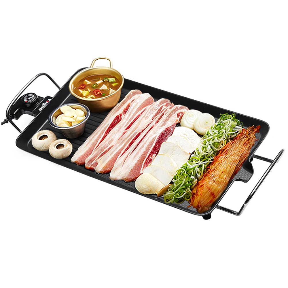 منفذ زيت كهربائي ، طاولة شواء واسعة ، طلاء راتينج ، 45 ، شواء 55 ، 75