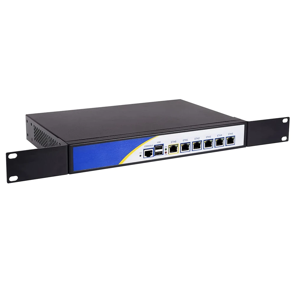 Parador pfSense Firewall Router suave N5105 6x Intel i225-V B3 2.5G LAN 2xDDR4 Mini PC VGA COM AES-NI OPNsense ESXi