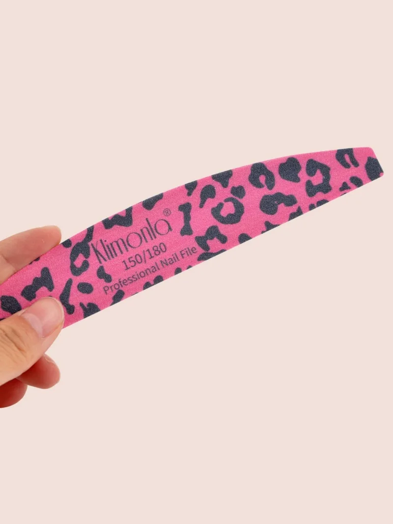 3/5/10/25/50 قطعة ملفات الأظافر 150 180 الوردي إيفا سميكة ملفات الأظافر الصنفرة مزيل الجلد الميت عازلة الملفات مانيكير أداة مجموعة