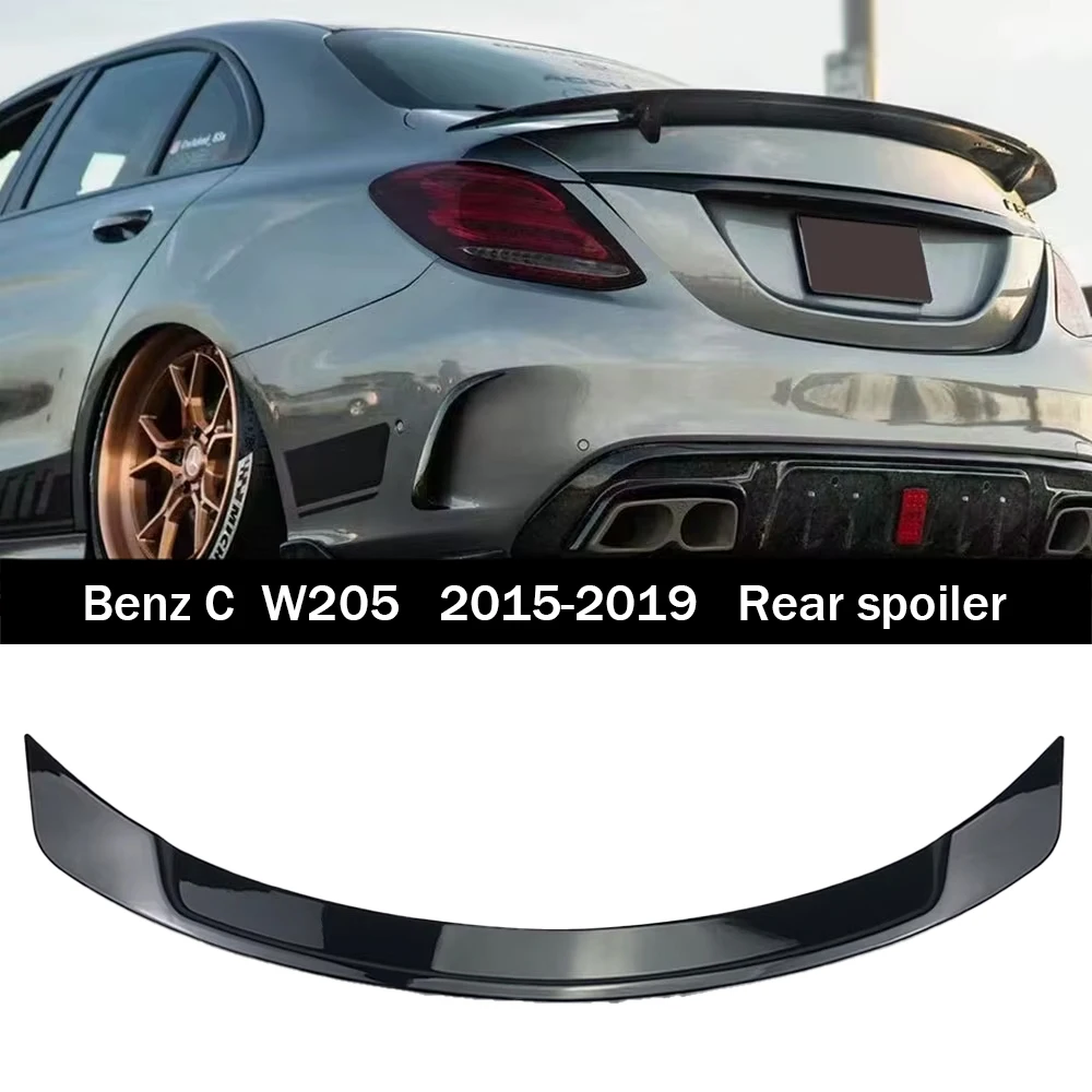

Тюнинг-аксессуары: спойлер на крышку багажника, задний диффузор для Mercedes-Benz C W205 Sedan и AMG C43 C63, 4-дверный, 2014-2021