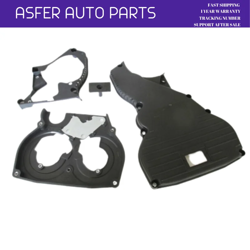 Timing Cover 4 Pcs Set For Fiat Albea Palio 2005-2013 1.6 CC (16V) Siena Marea High Quality Fast Shipping Oem 46519303