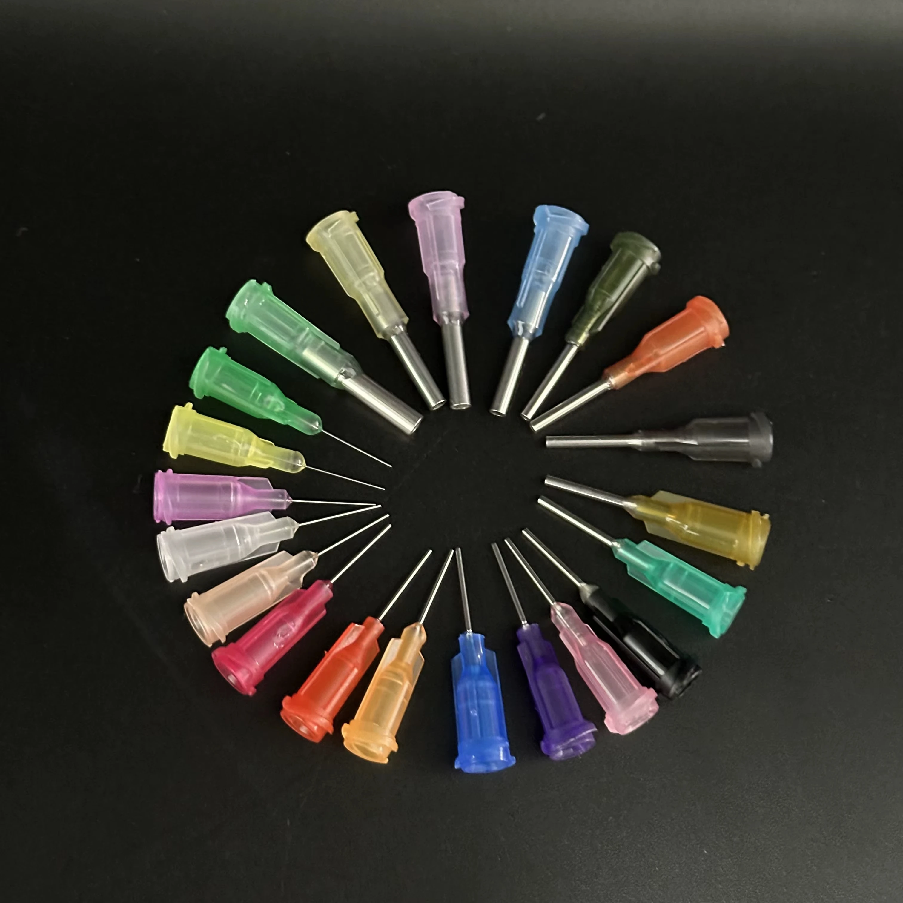 100PCS 1/2 Inch Screw Plastic Steel Blunt Syringe Needle Tip Industrial Epoxy Luer Lock Dispensing Needle