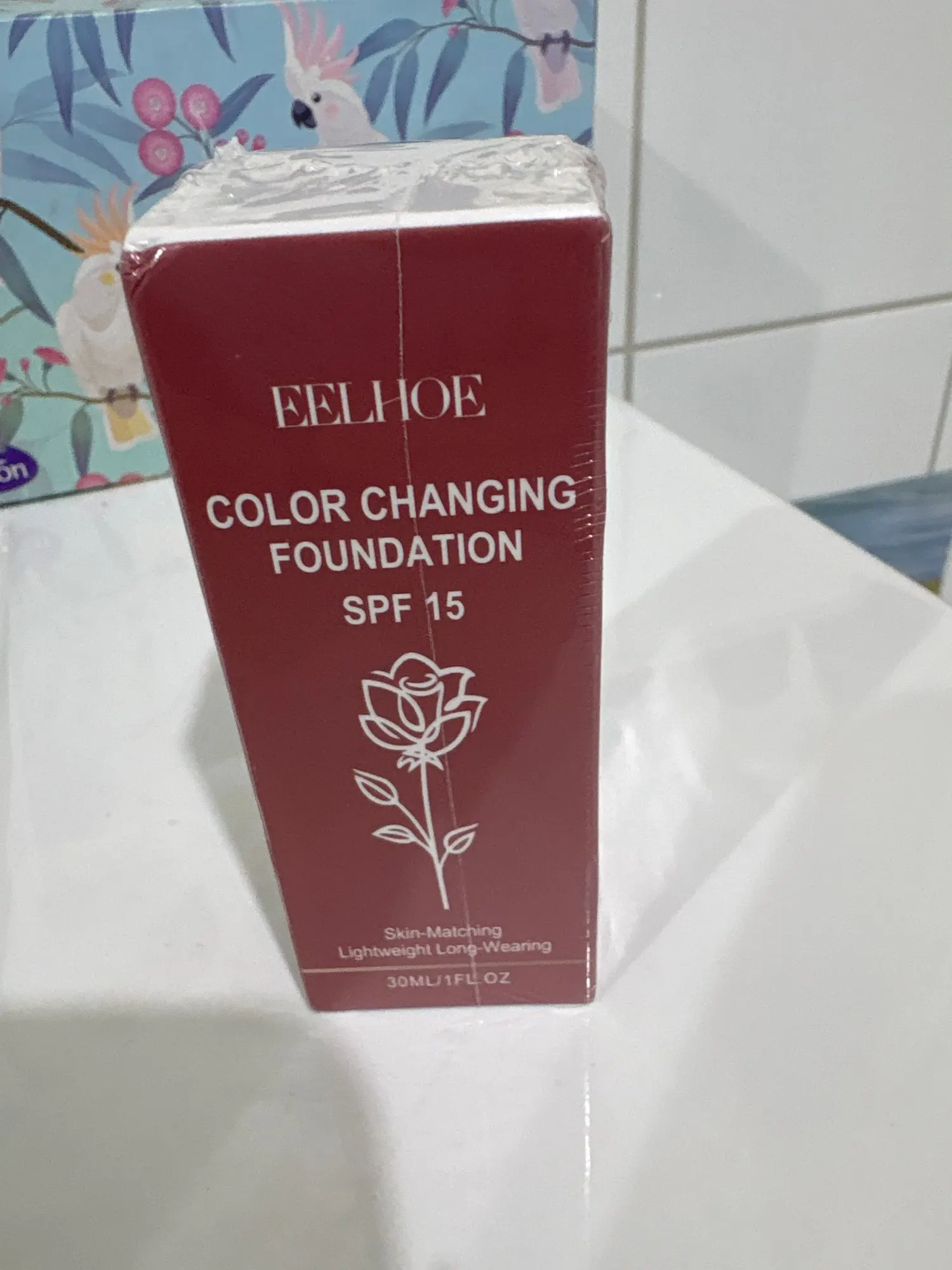 Korean Color Changing Foundation for Mature Skin SPF 15 Hydrating Liquid Concealer for Fine Lines & Wrinkles Dewy Natural Finish photo review