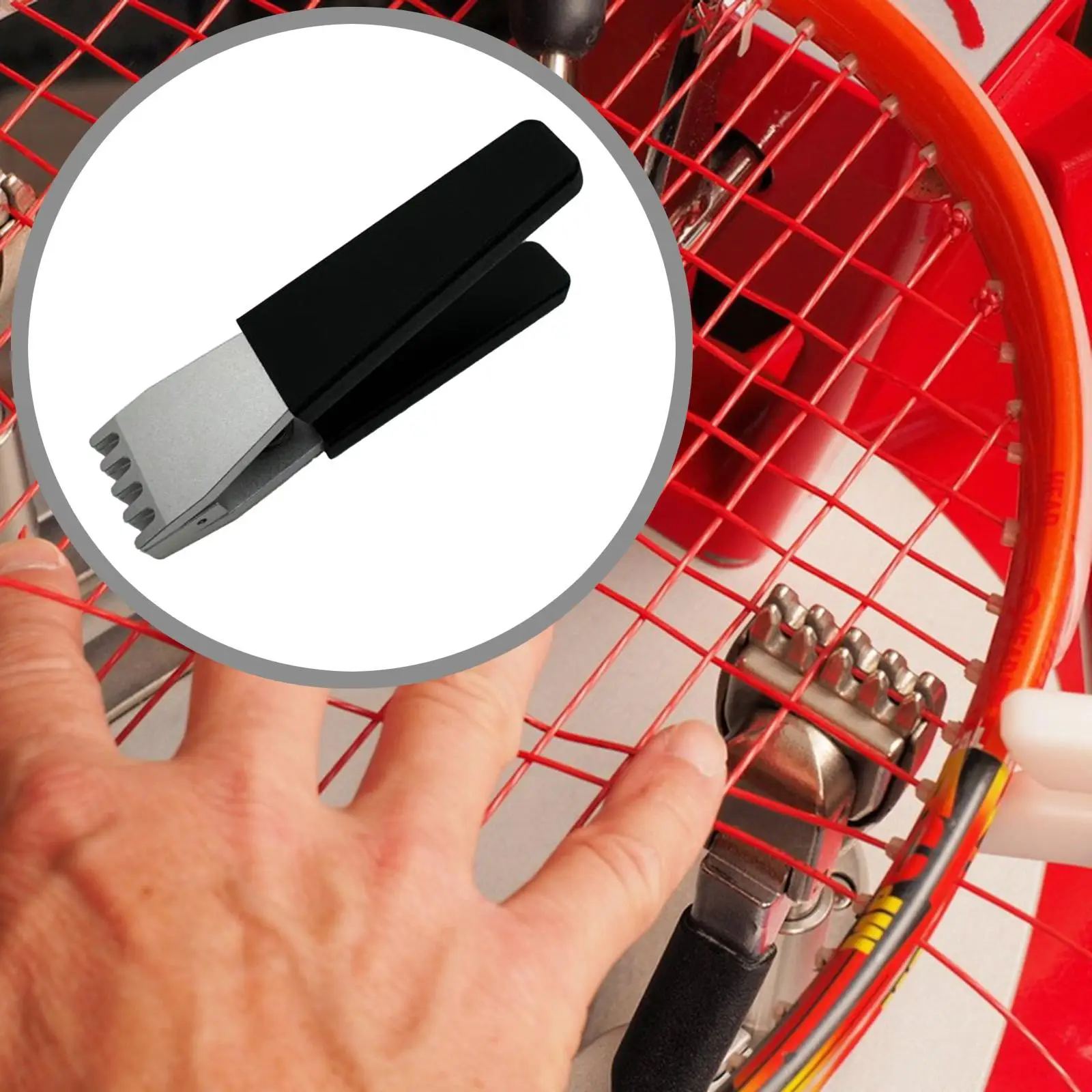 

Badminton Stringing Clamp Gripper 5 Prongs Stringing Machine Flying Clamp Tool for Repairing Starting Clamp