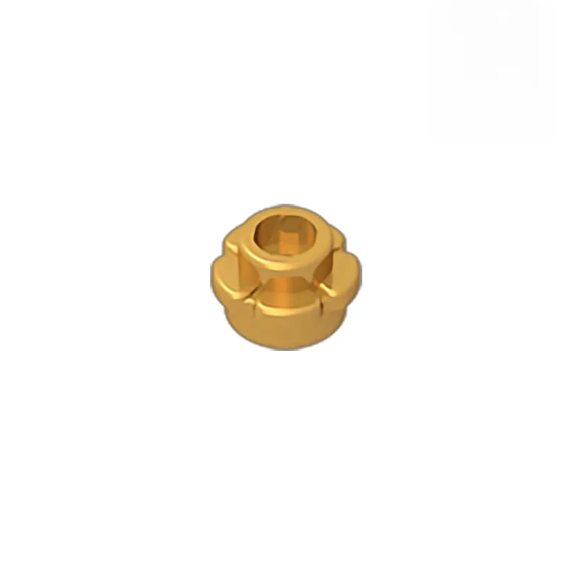 Gobricks GDS-1436 Plaque ronde 1 x 1 avec bord de fleur (5 pétales) compatible avec lego 24866 pièces de bricolage pour enfants