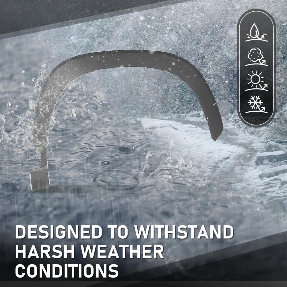 Fender Flare Molding Trim Right Front Rh Fit for 2022-2024 Toyota Corolla Cross Black