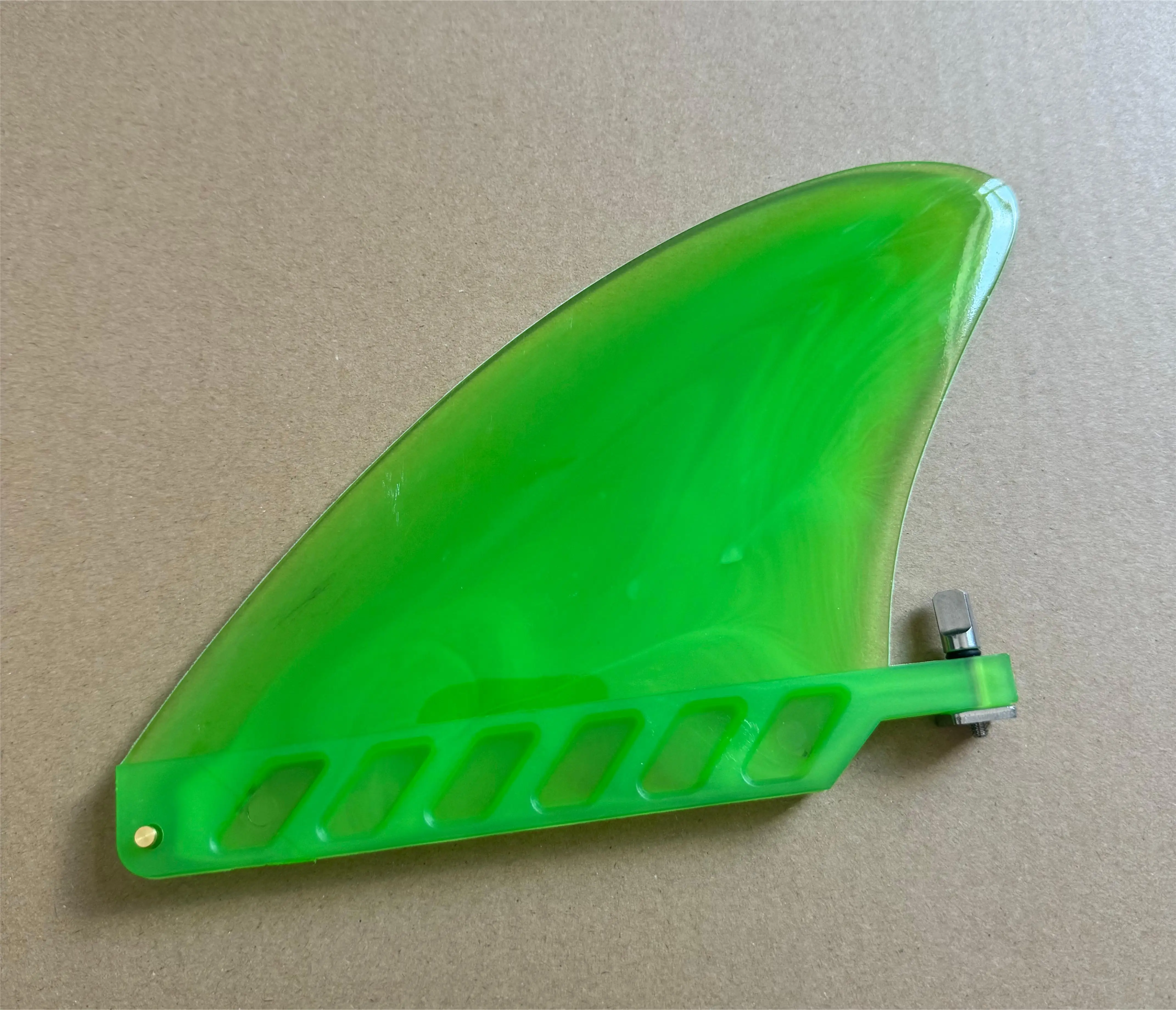 4,6 Zoll Soft Flex Center Fin mit Schraube White Water Fin für Air Sup Long Board Surfbrett aufblasbares Paddle Board – Detail 7