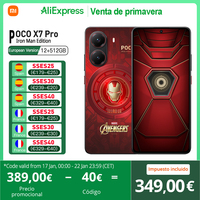 POCO X7 Pro 5G Iron Man Edition Red European Version 12+512GB Dimensity 8400 Ultra 6.67\