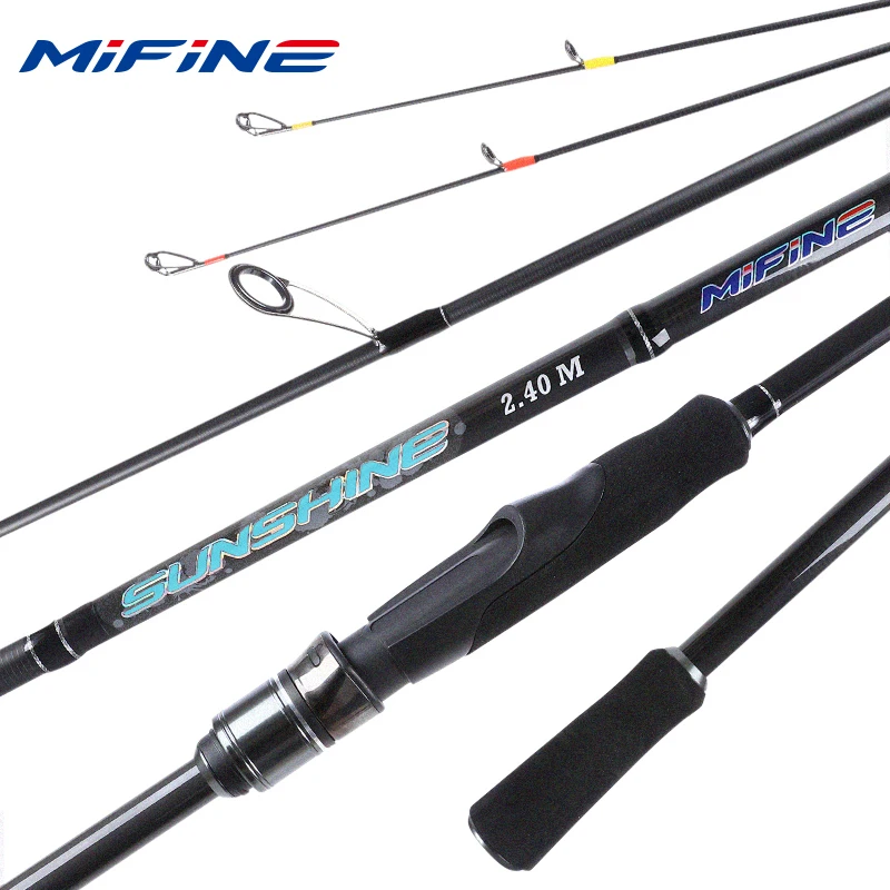 

MIFINE SUNSHINE SPIN Carbon Spinning Rod 1.8M 1.98M 2.1M UL Lure Weight 0.5-8g Saltwater Freshwater Carp 2 Sections Fishing Rods