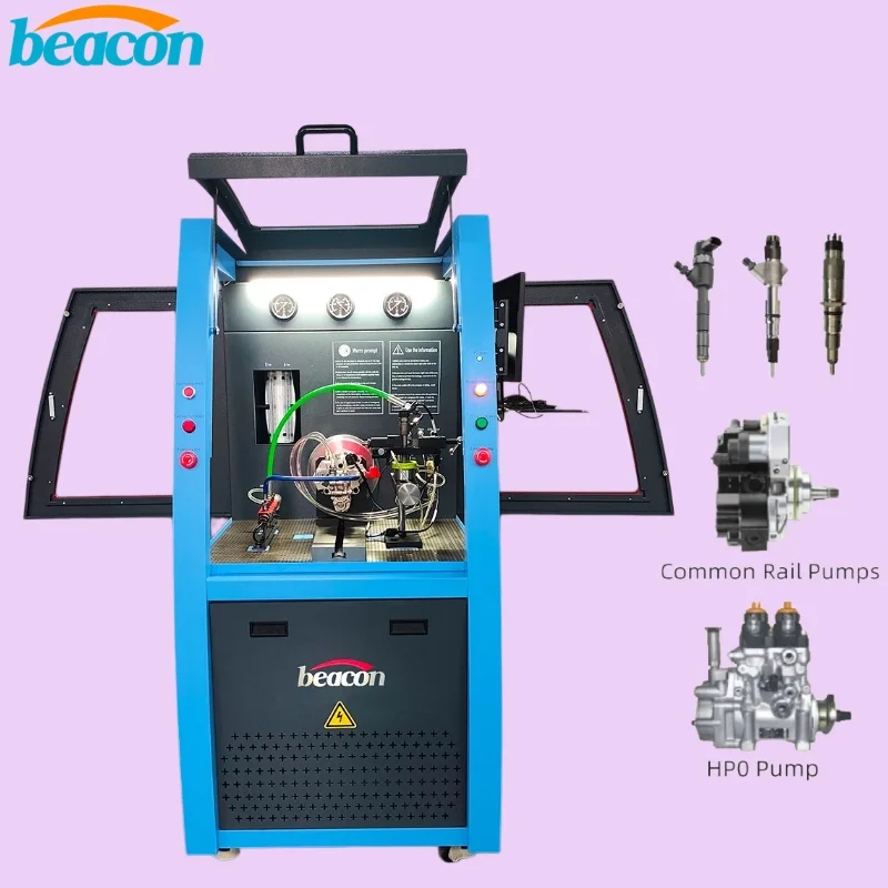 Diesel Injector Pump Test Bench High Pressure Common Rail Injector Tester with Flow Measurement