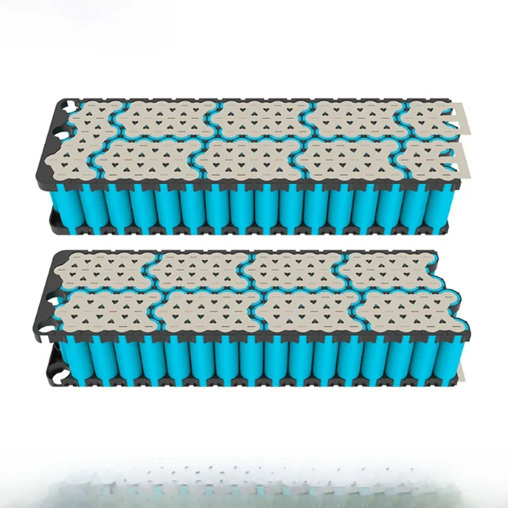 AliExpress Turmera 48V 52V 60V 21700 E-bike Battery Holder with Nickel 13S6P 13S7P 13S8P 14S6P 14S7P 16S6P Bracket Use in Electric Bike Diy