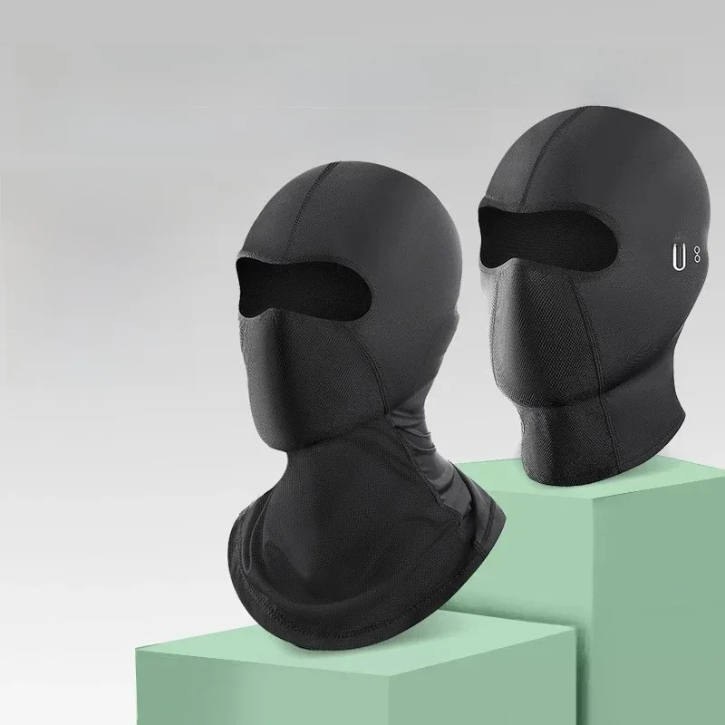 AliExpress NONE Motorcycle Balaclava Glasses Face Breathable Men Women Quick-Drying Outdoor Cycling Headgear Ice Silk Summer UV Protection Mask