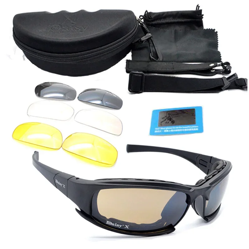 AliExpress RUIN HAWK Daisy X7 Polarized Military Tactical Airsoft Glasses UV400 Safety Cycling Goggles Outdoor Sport Eyewear Men's Hunting Sunglasses