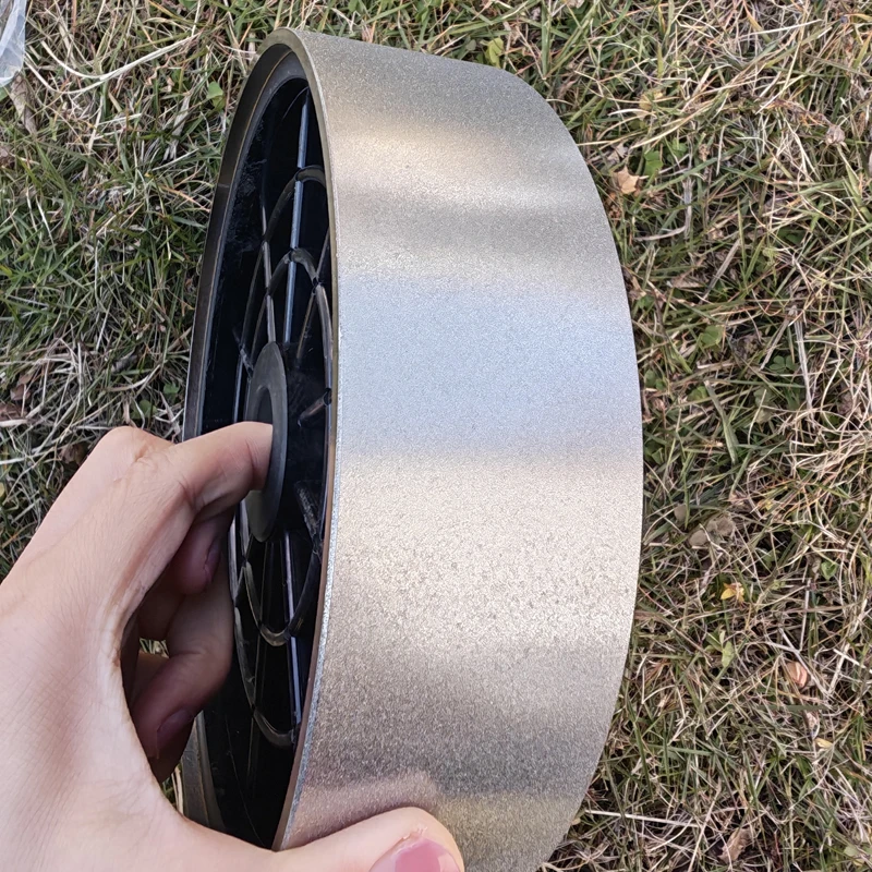 8"x2" 200x50x25,4mm Diamantschleifscheibe für Schmuckpoliermaschine, Lapidar-Polierscheibenwerkzeuge – Detail 3