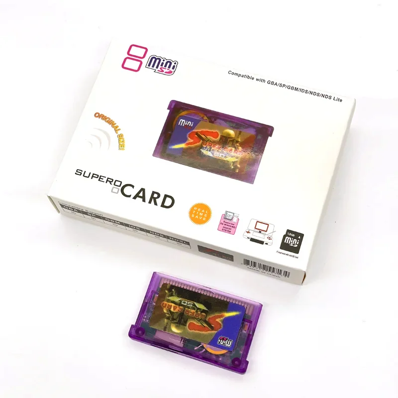 Supercard Card Mini SD Card Adapter For GameBoy Color ADVANCE GB GBA SP GBM IDS NDS NDSL GBA SP Burning Card Game Cartridge