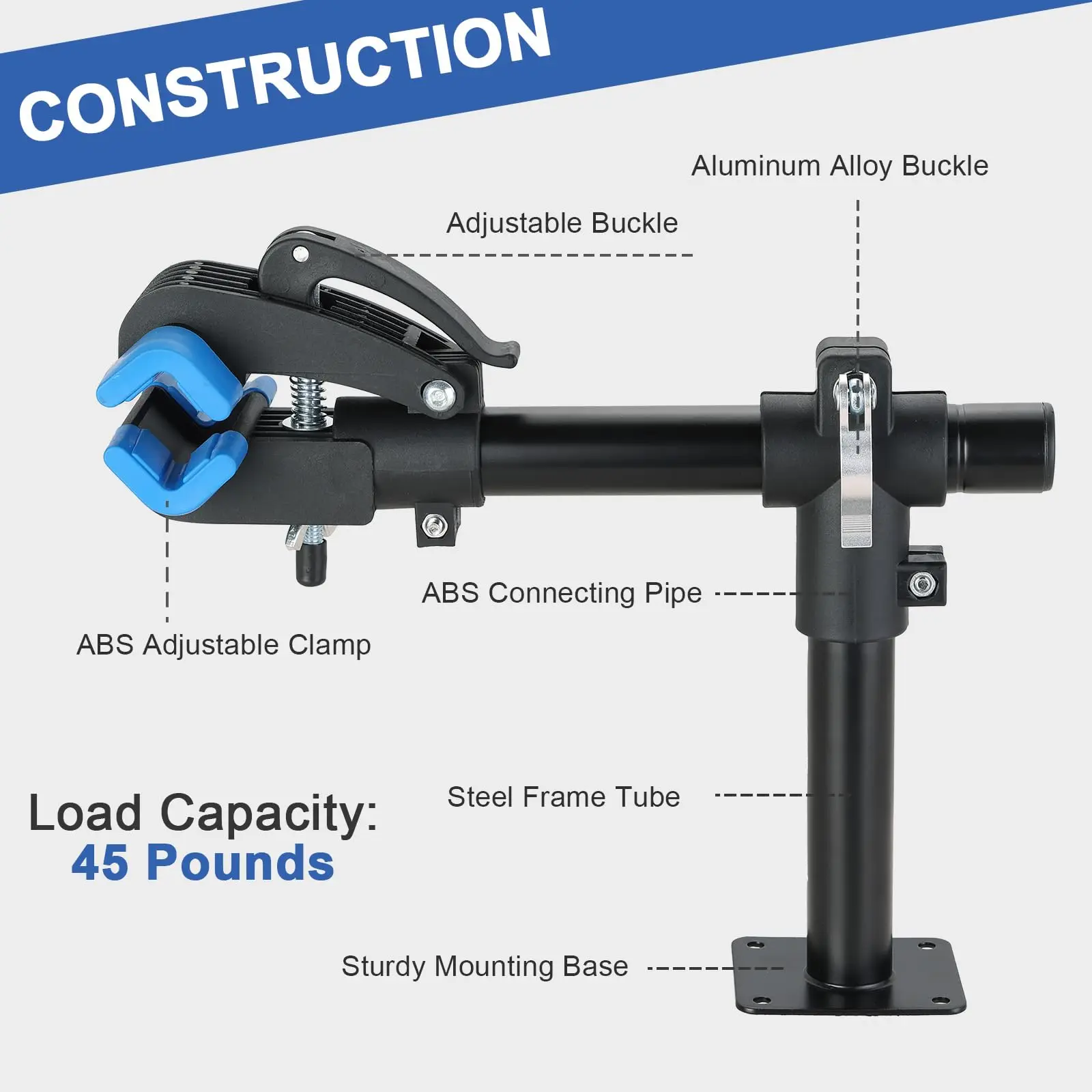 MTB Road Bike Work Stand Strong Load Capacity Desktop Maintenance Rack Adjustable Height Bicycle Parking Rack Accessories
