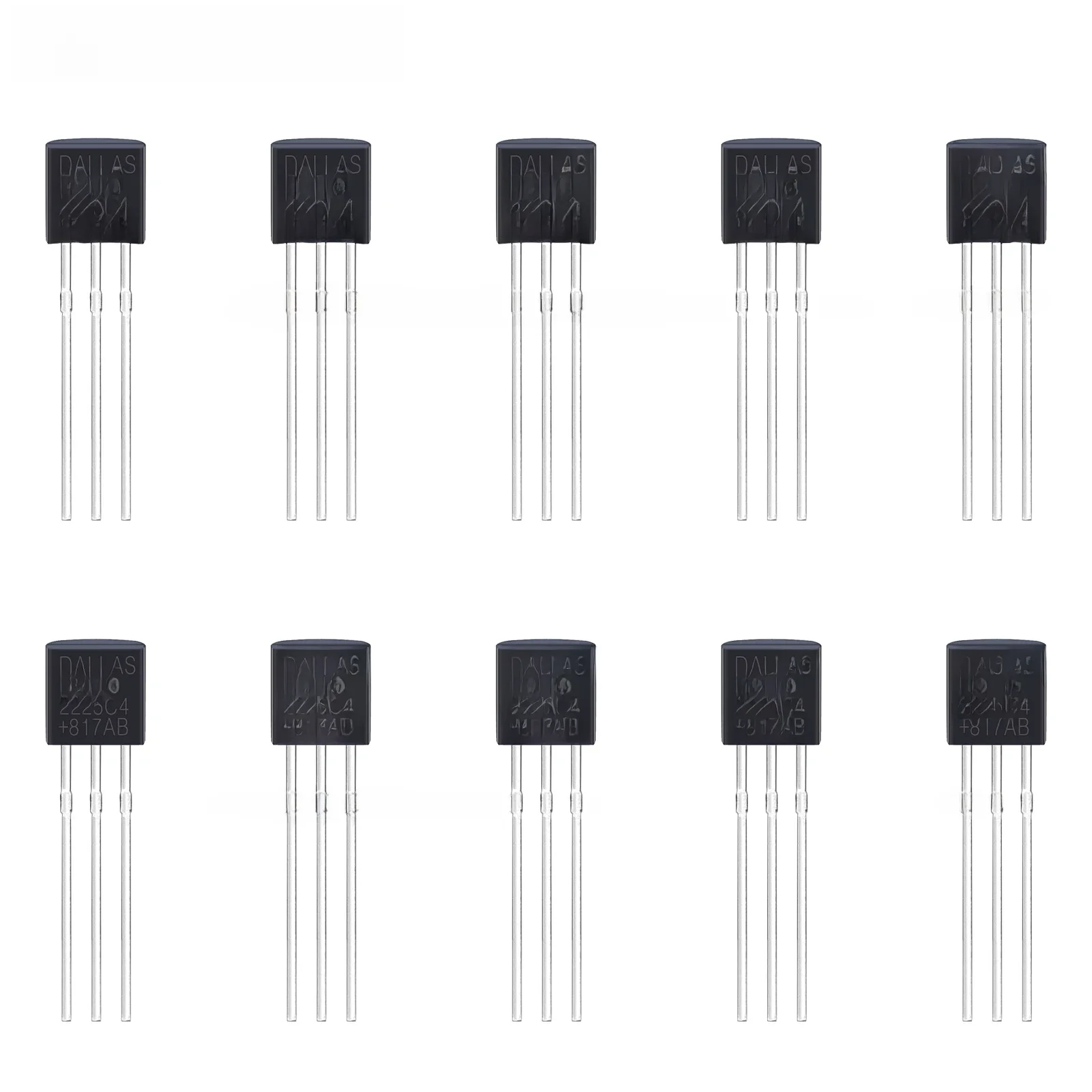 1/5/10/20 Stück Temperatursensor Elektronischer Chip DS18B20 TO-92 18B20 Chips IC DIY Elektronisches Digitalthermometer -55 ° C bis 125 ° C