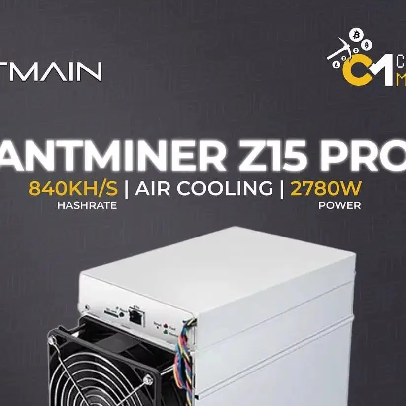 Лидер продаж: Bitmain Antminer Z15 Pro 840kh/s 2780W, алгоритм Equihash, для майнинга ZEC ZEN, крипто-ASIC-майнер
