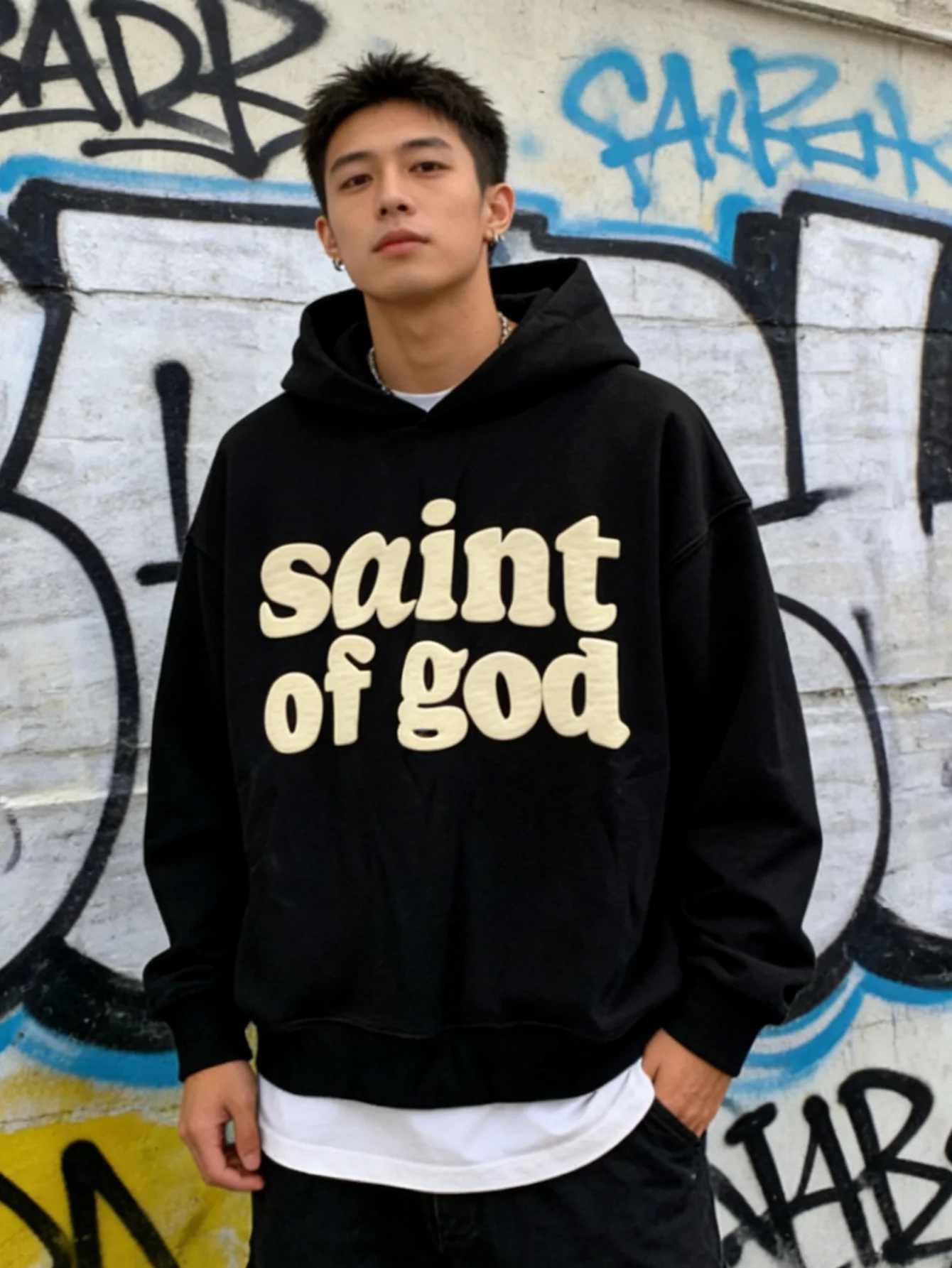 Unisex Vintage-Style 3D Printed Sports Hoodie