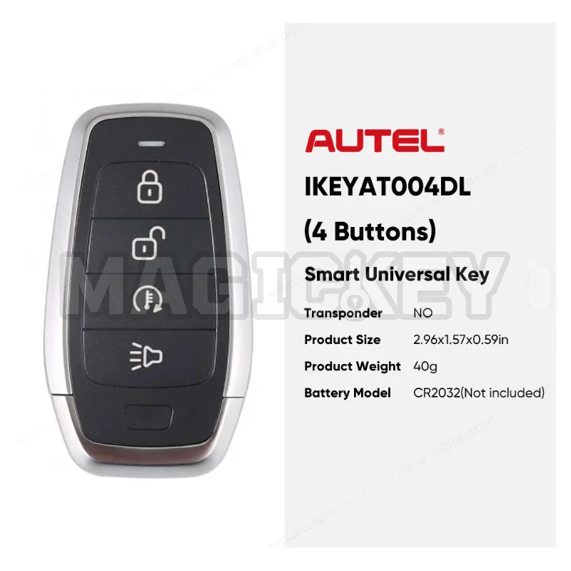 AUTEL MAXIIM IKEY Standard Style IKEYAT004DL 4 Buttons Independent Smart Key