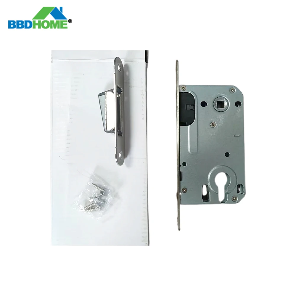 BBDHOME corpo serratura 85*50mm foro cilindro chiusura superiore magnetica sicurezza porta in legno da infilare parti di riparazione silenziose