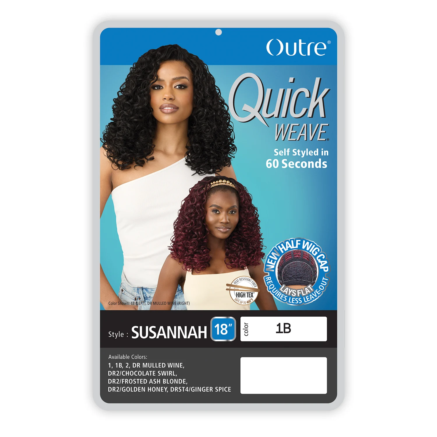 Outre Half Synthetic Wig Quick Weave Susannah