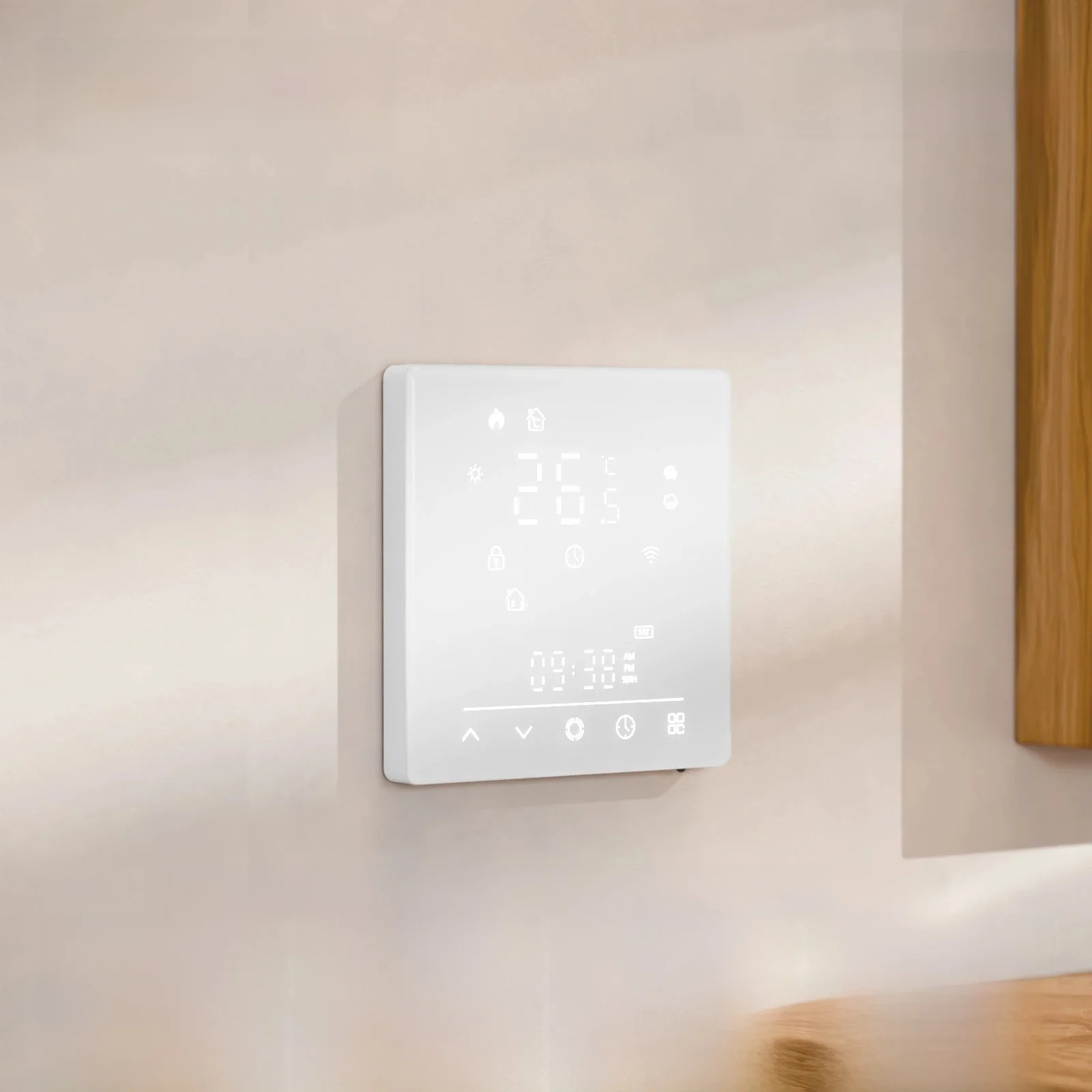 MOES Matter WiFi Smart Thermostat Temperatur Controller Tuya Wasserkocher Elektrische Heizung Mit Alexa Google Apple Smartthings