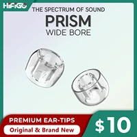 Almohadillas para auriculares Divinus Prism LSR de orificio ancho para boquilla de 4-6mm, almohadillas para auriculares para Dunu Davinci, AFUL Performer 5 + 2, JUZEAR