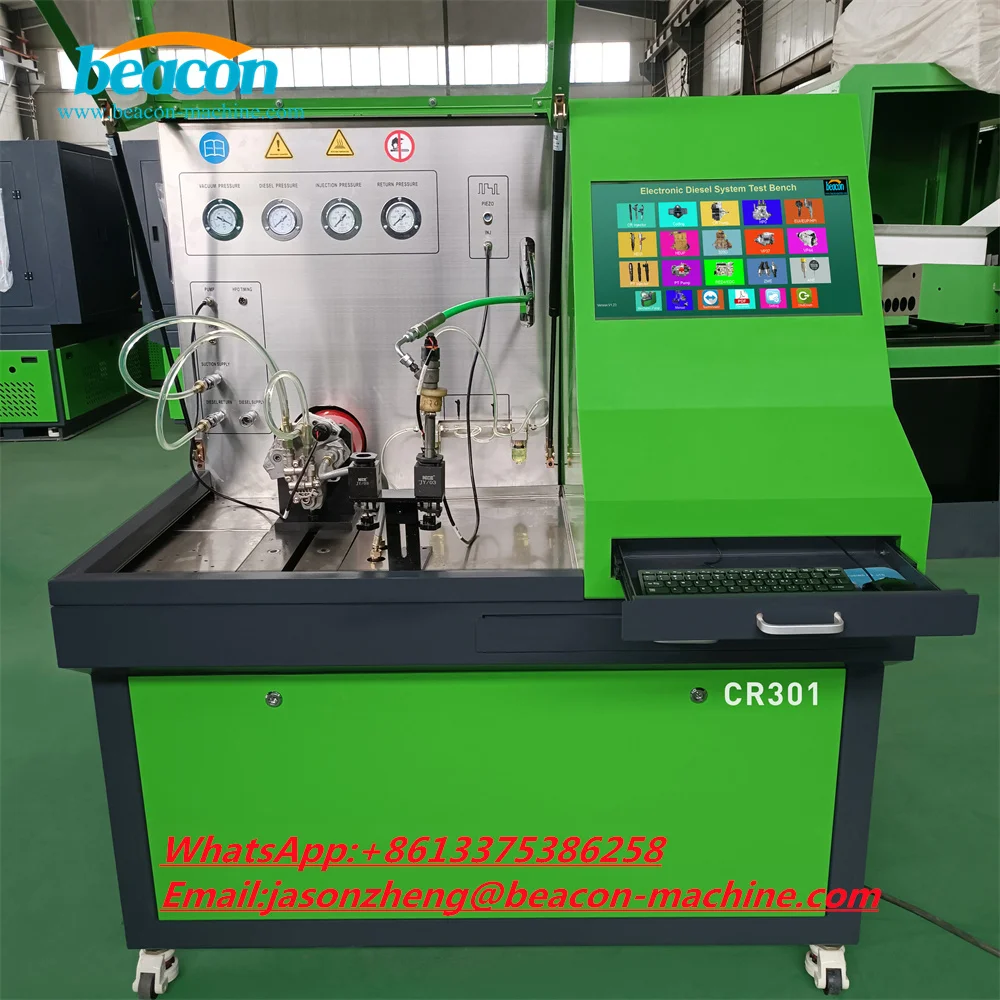 BEACON BRAND CR310 HEUI EUI EUP INJECTOR TESTING MACHINE Diesel Fuel Common Rail Injector Pump Test Bench For CP1CP2CP3 HP0