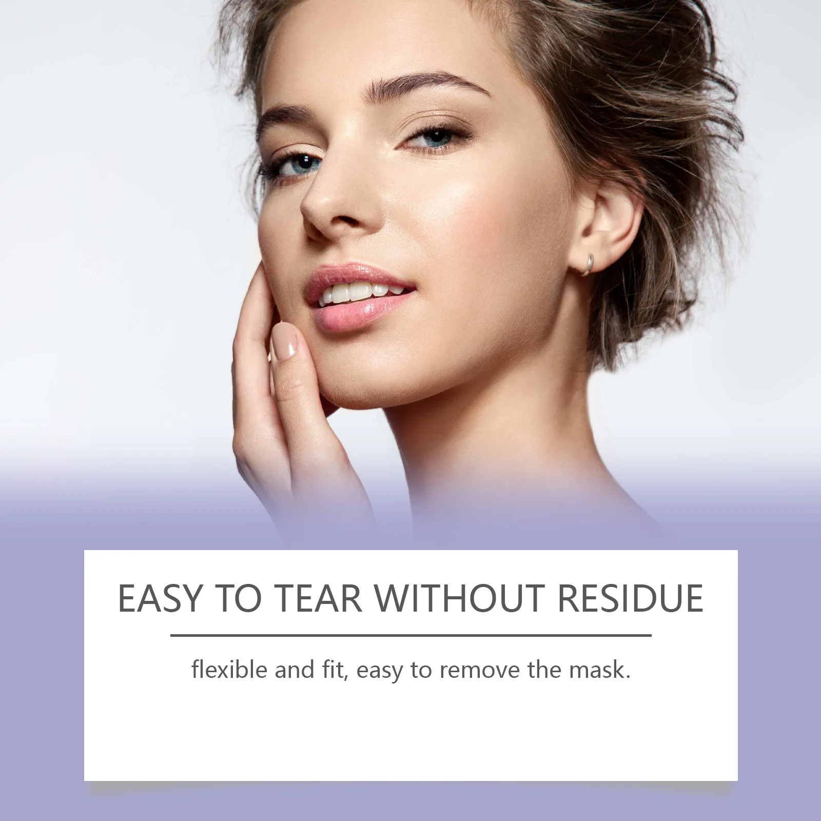 Hoygi 75 جرام الكولاجين ترطيب المسيل للدموع قناع الوجه السلس الجلد حساسة نظيفة الرؤوس السوداء متوهجة الجلد مرونة قناع الوجه