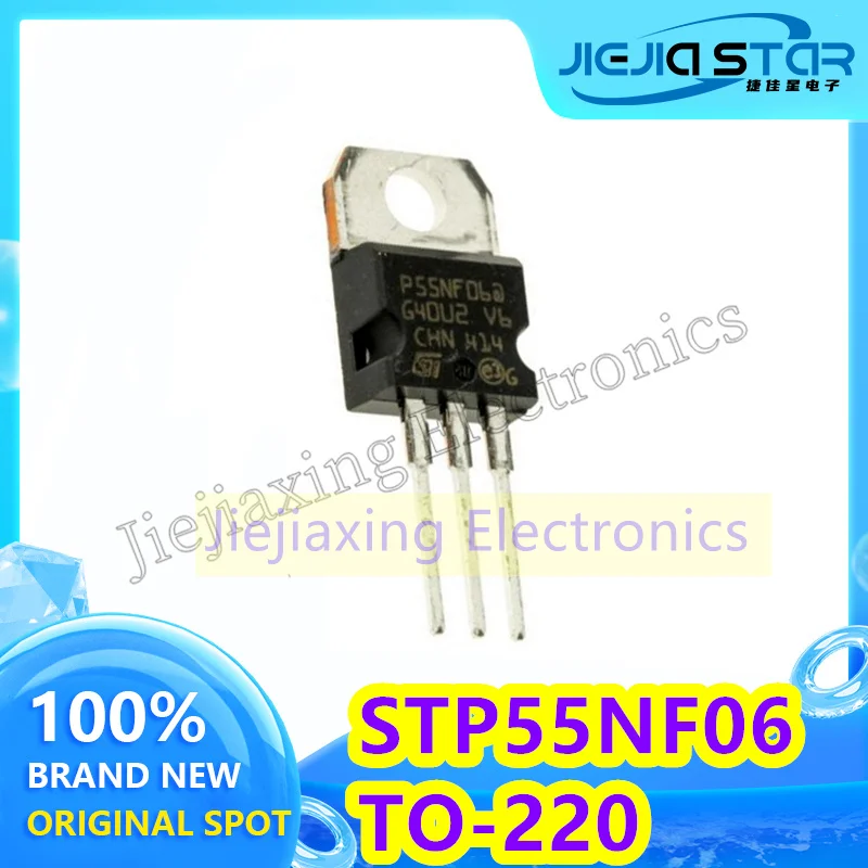 

(4/20 шт.) STP55NF06 P55NF06 TO-220 55A 60 в инвертор стандартной яркости, новая модель