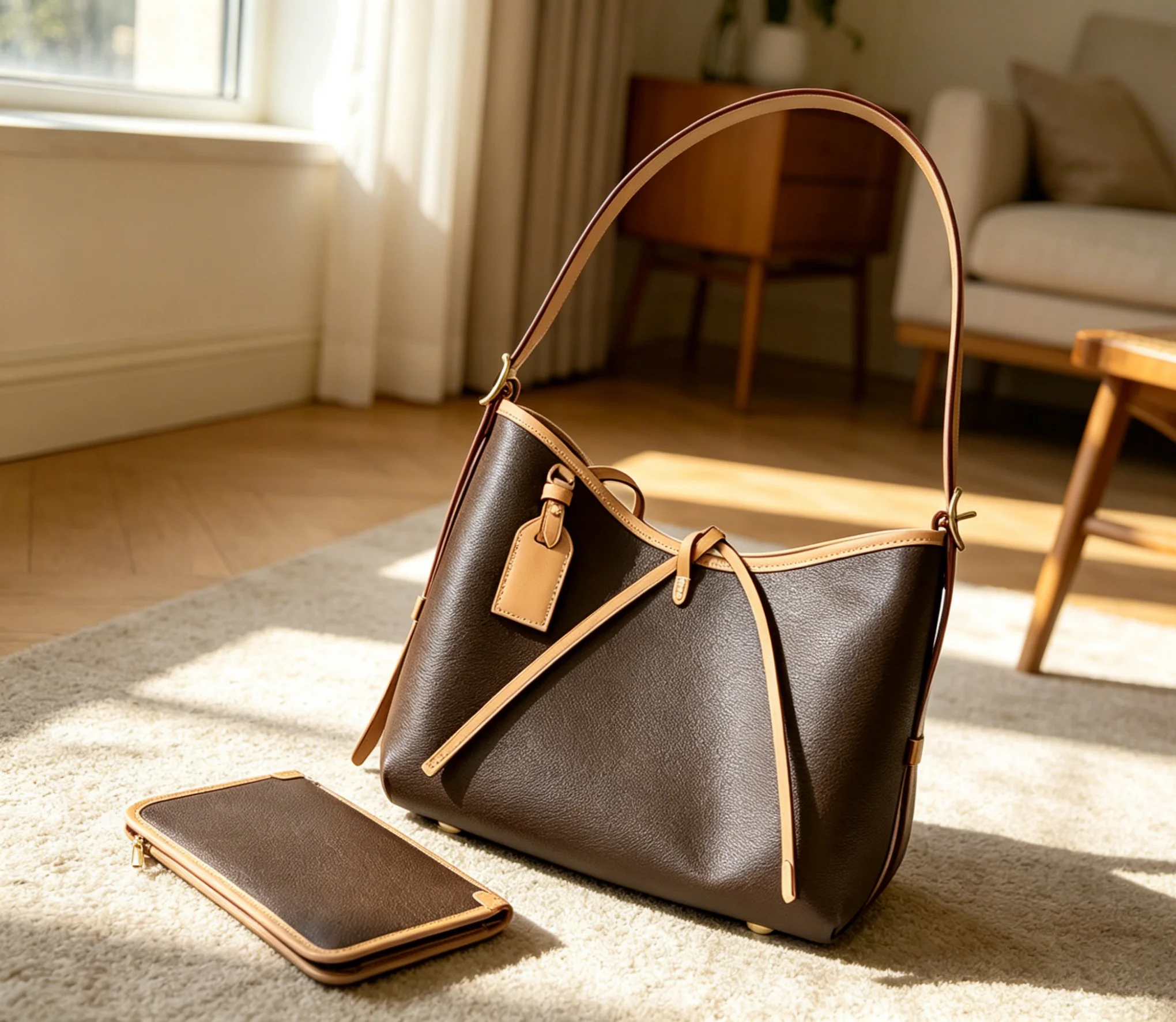 

2026 Size: 29x24x12 cm no box New Model Versatile and Fashionable Real Leather Bag - Durable,High-Quality and Affordable
