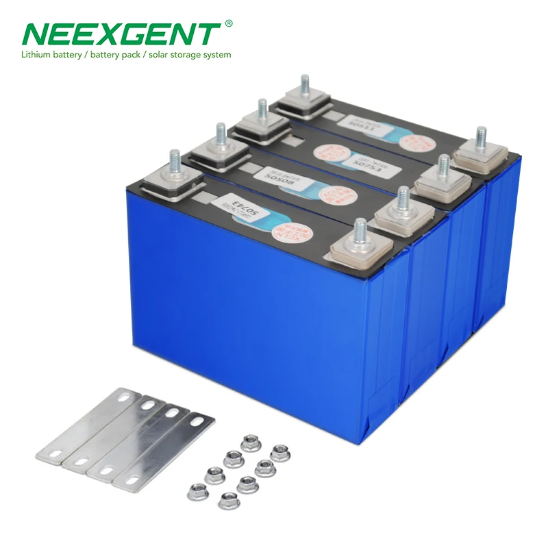 Neexgent 4x 3.2v 50ah Rechargeable Prismatic Lifepo4 Batteries