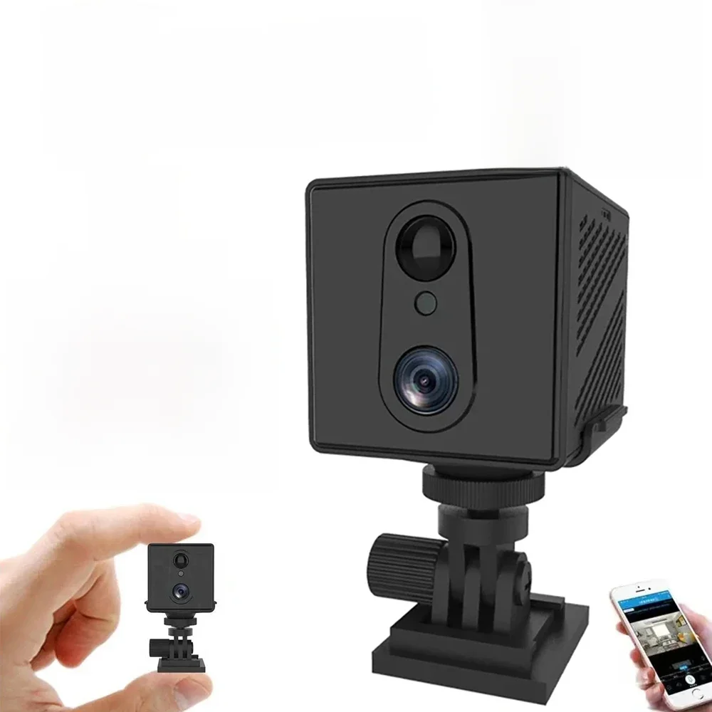 5MP 4G Sim-kaart Mini Camera Binnen Nachtzicht Surveillance Beveiligingsmonitoring Oplaadbare 3000 mAh Batterij Aangedreven Thuis Cam - afbeelding 2