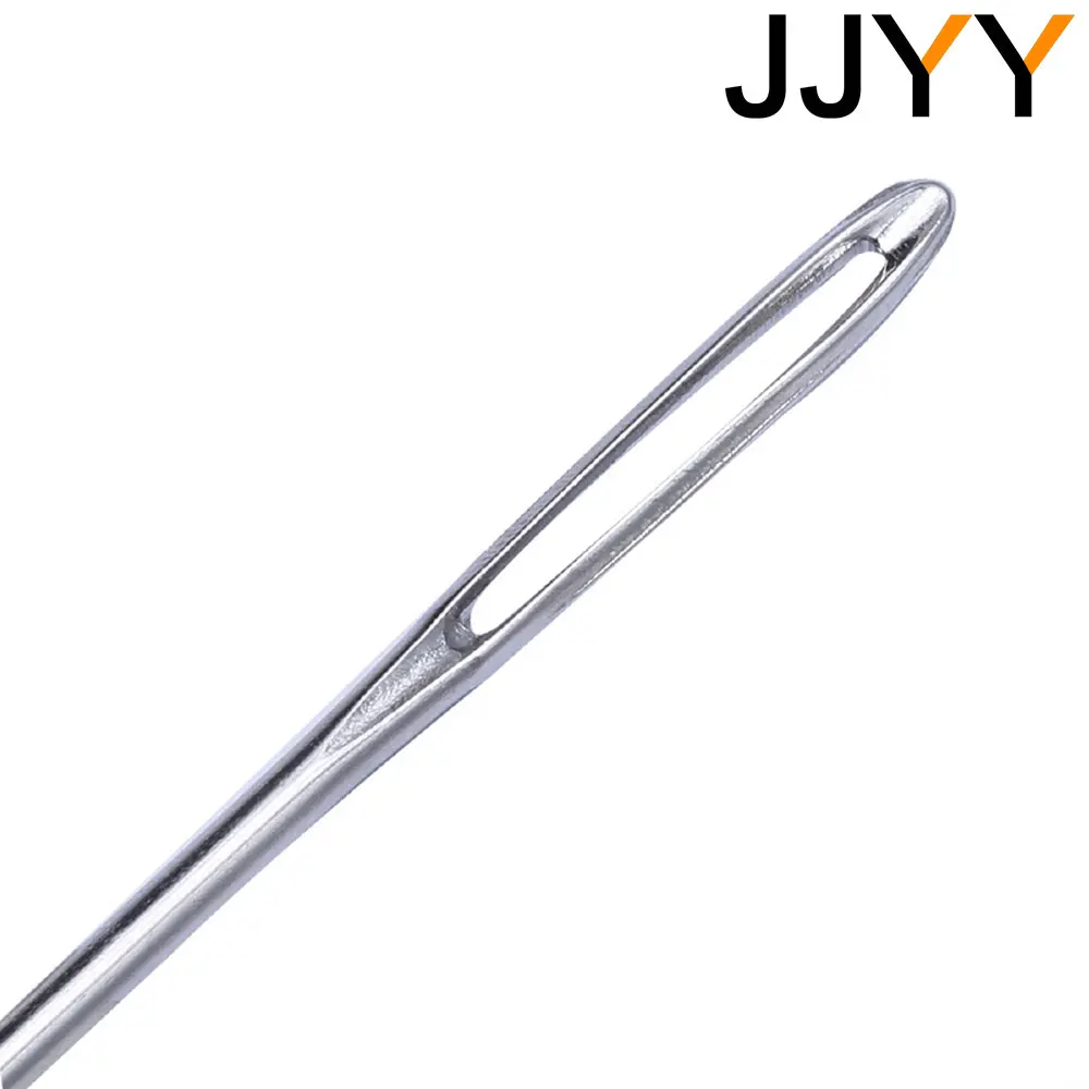 JJYY Large-eye Blunt Steel Yarn Knitting Needles Sewing Needles