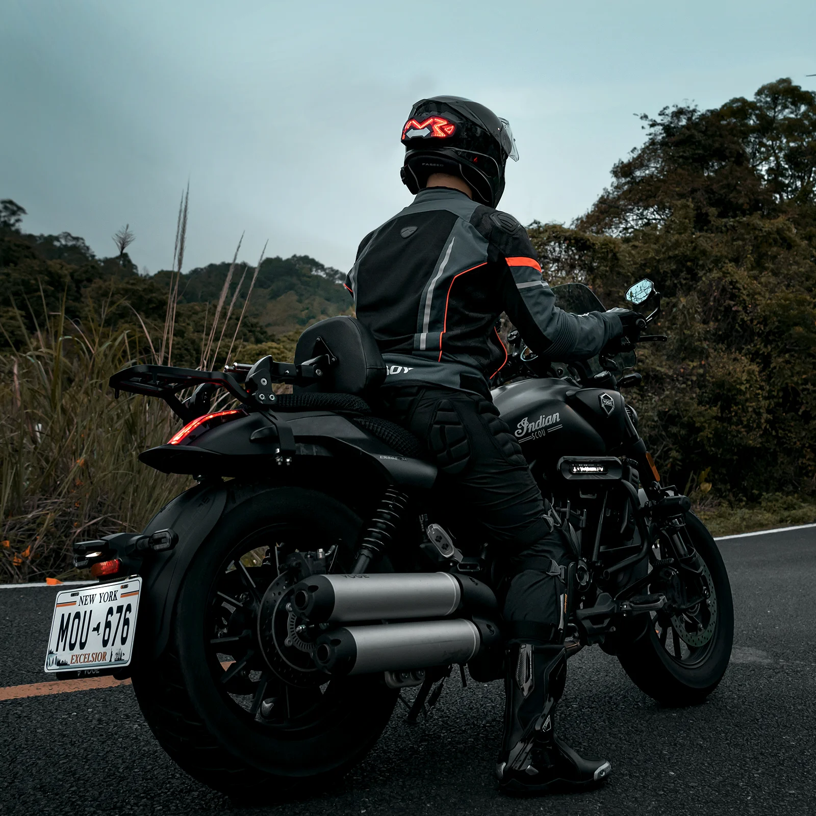 Motorcycle Helmet Brake Light LED Waterproof