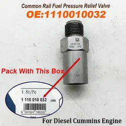 New 1110010032 Common Rail Fuel Pressure Relief Valve 504053866 4899831 For Diesel Cumminss Engine