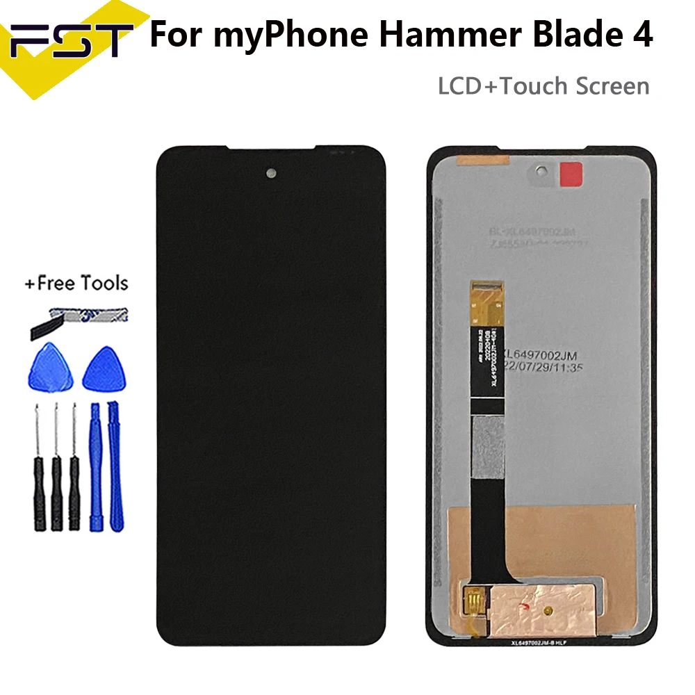 New Original myPhone HAMMER Blade 4 Lcd display Glass Assembly Touch Screen Glass 6.5inch For Hammer Blade 4 Blade4 Display LCD