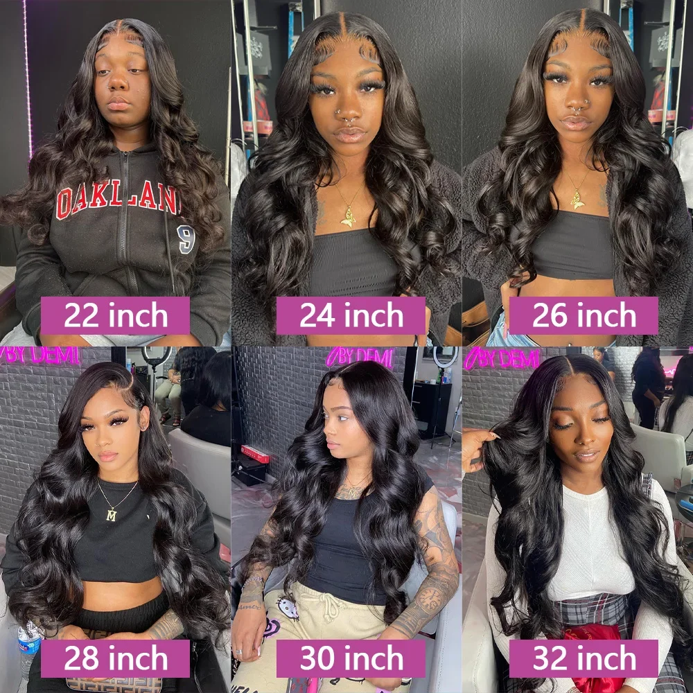 2x6 Middle Part Lace Closure with Bundles 20 22 24 inch Body Wave Human Hair Bundles with Closure Brazilian Raw Hair Extensions