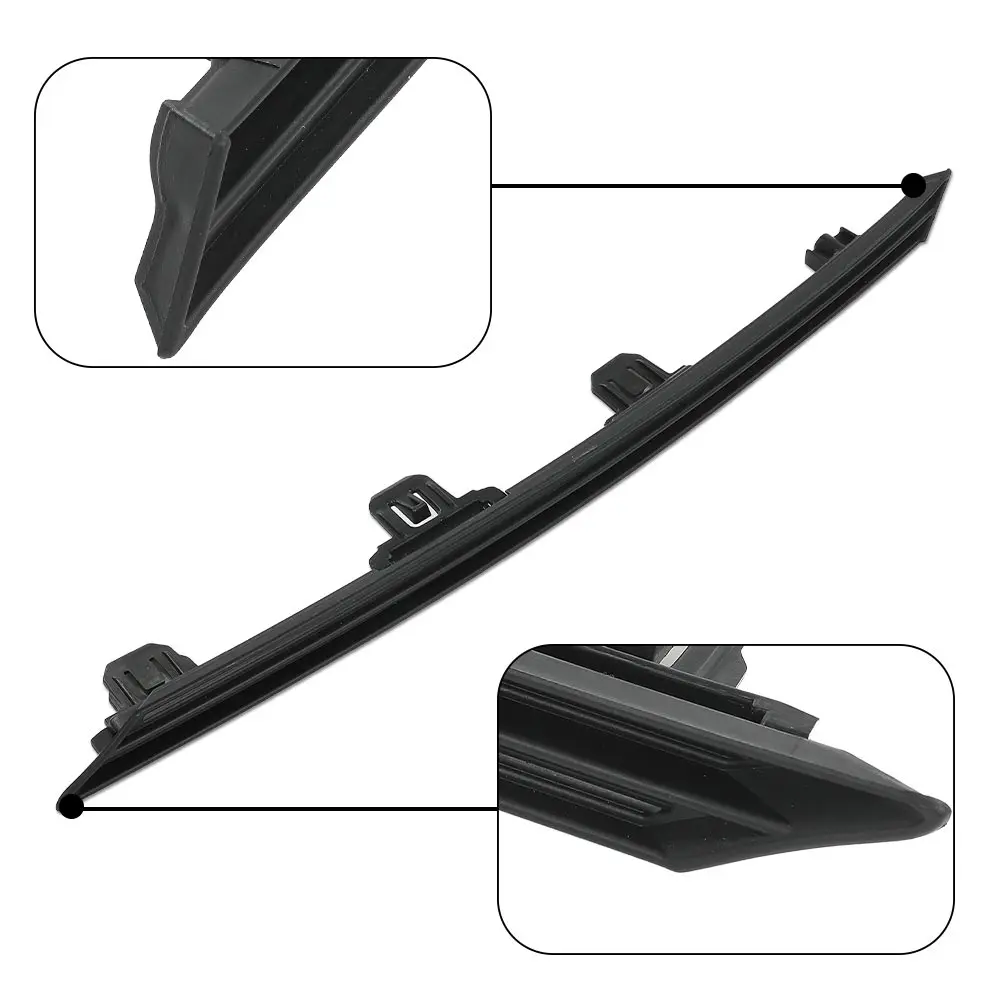 Front Bumper Grille Insert Upper Trim Molding Fit for 2019-22 Toyota Rav4 Right Strong Sturdy Durable Car Protection