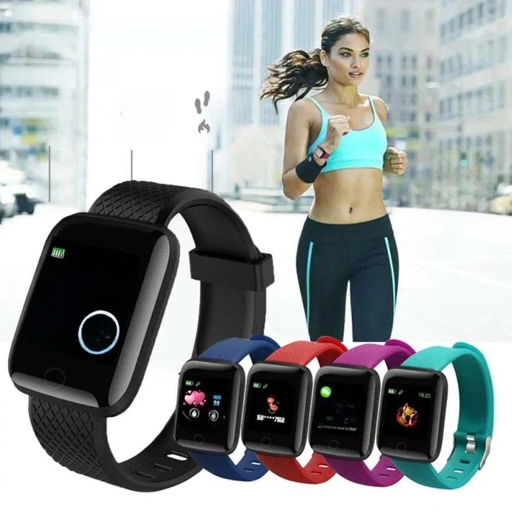 Femme montre intelligente hommes Sport bracelet Fitness surveillance piste fréquence cardiaque rappel d'appel Message Push Smartwatch météo enfants