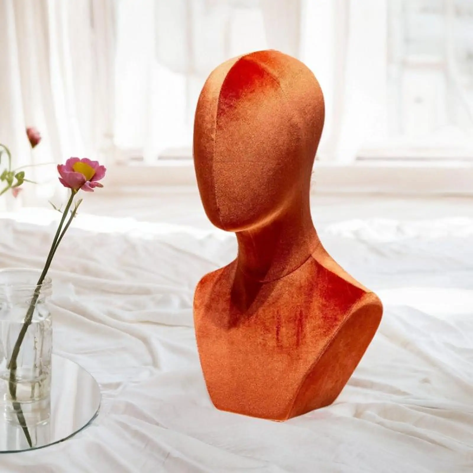 Wig Head Home Decor Hat Rack Multipurpose Mannequin Head Model Hat Holder for Glasses Necklaces Scarves Headphone Shopping Mall